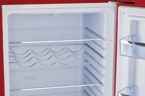 Unique 215 Litre Candy Red 110VAC Refrigerator/Freezer